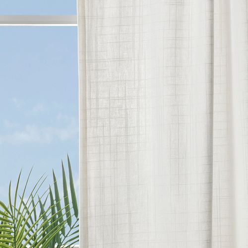 IKEA - RITVA, background curtain, 1 pair, white, 145x300 cm
