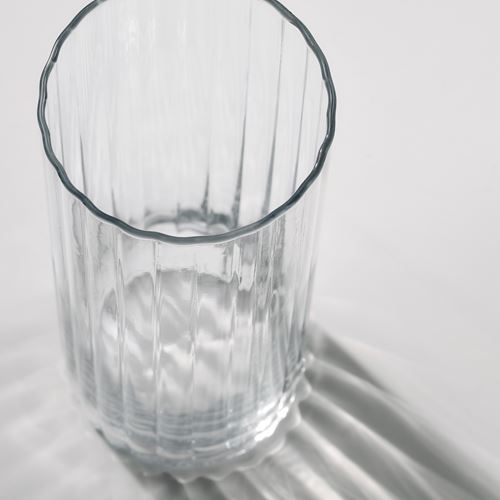IKEA - PARLGLADA, glass vase, glass, 18 cm