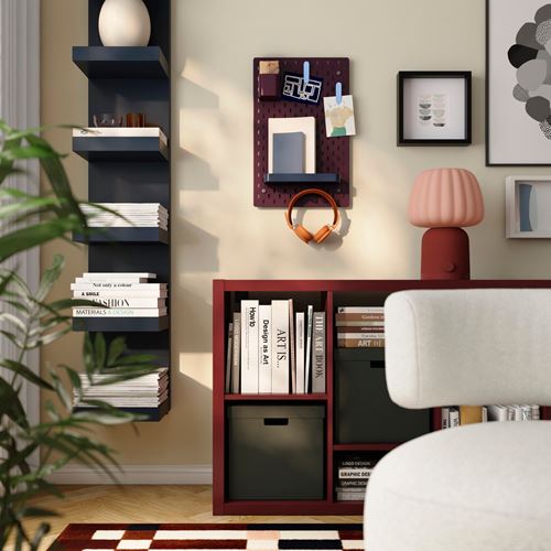 IKEA - SKADIS, çift taraflı çok amaçlı pano, çok renkli, 36x56 cm