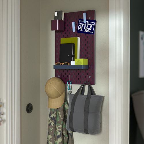 IKEA - SKADIS, çift taraflı çok amaçlı pano, çok renkli, 36x56 cm