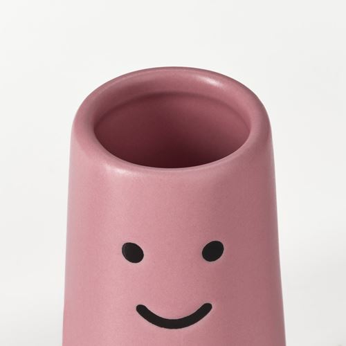 IKEA - FROVAXT, stoneware plant vase, pink, 10 cm