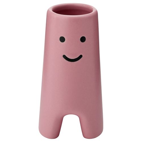 IKEA - FROVAXT, stoneware plant vase, pink, 10 cm