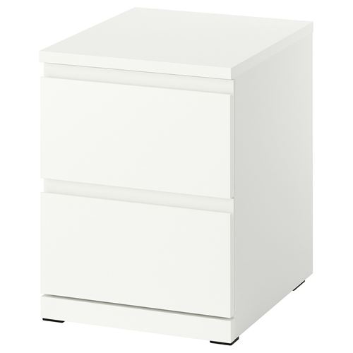 IKEA - STORKLINTA, bedside table, white, 40x50x53 cm