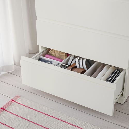 IKEA - STORKLINTA, 4 çekmeceli şifonyer, beyaz, 70x50x98 cm