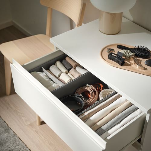 IKEA - SKUBB, kutu seti, koyu gri, 20x38x12 cm