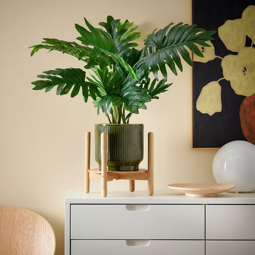 IKEA - DAKSJUS, plant stand, bamboo, 28 cm
