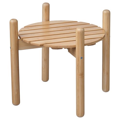 IKEA - DAKSJUS, plant stand, bamboo, 28 cm