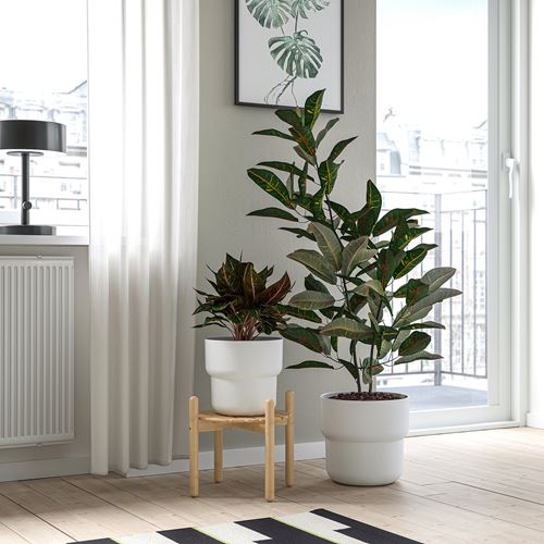 IKEA - DAKSJUS, plant stand, bamboo, 28 cm