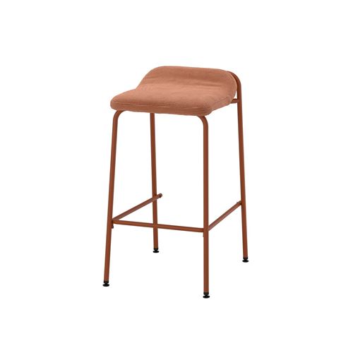 IKEA - KESNACKEN, bar taburesi, turuncu-Kelinge pas rengi, 66 cm