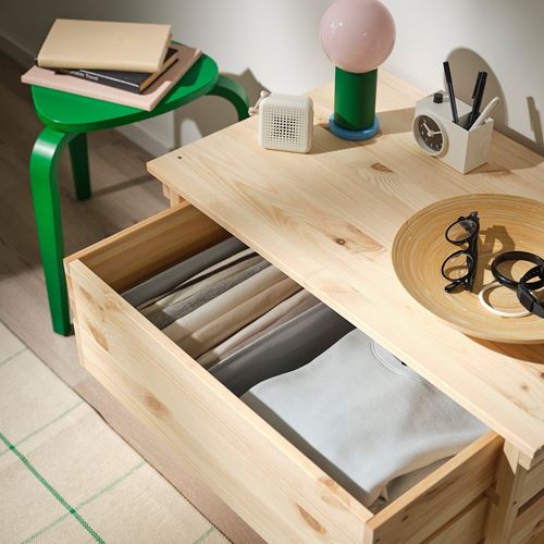 IKEA - KOSINGEN, box, light grey, 20x38x12 cm