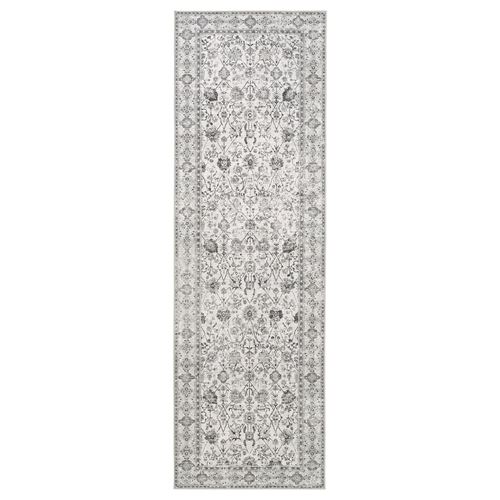 IKEA - LOKALTAG, runner rug, beige-grey, 80x250 cm