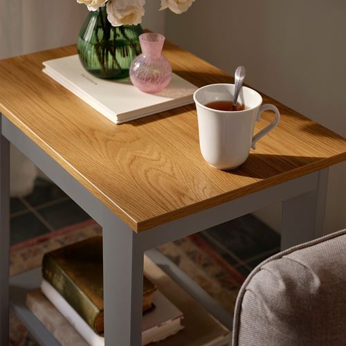 IKEA - AMMARYD, yan sehpa, gri, 59x40 cm