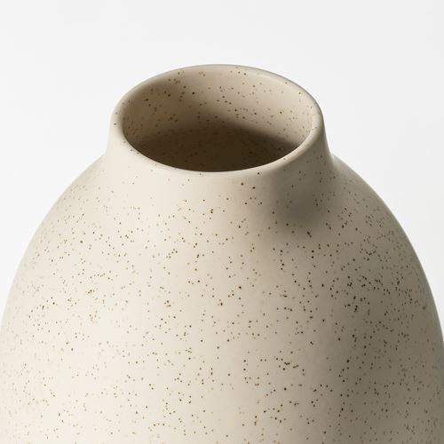 IKEA - BLODBJORK, stoneware plant vase, beige, 25 cm