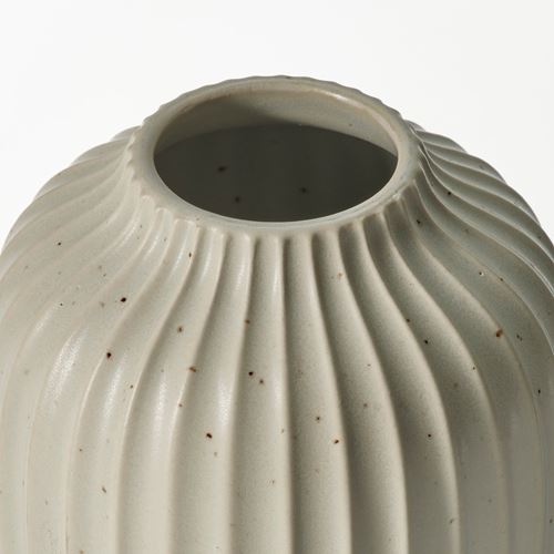 IKEA - STJARNLUDD, stoneware plant vase, green, 12 cm