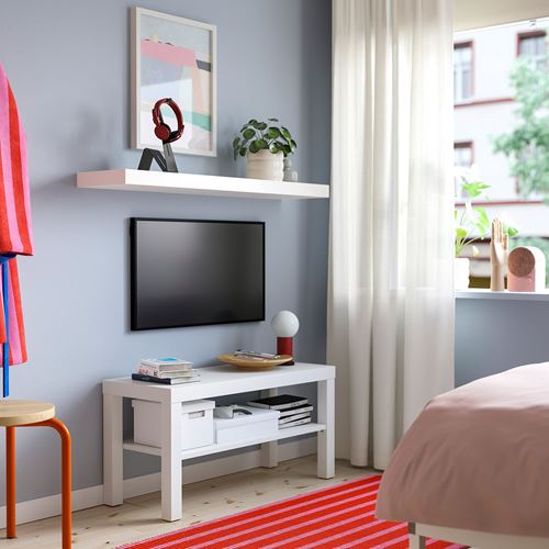 IKEA - LACK, tv bench, white, 90x36x45 cm