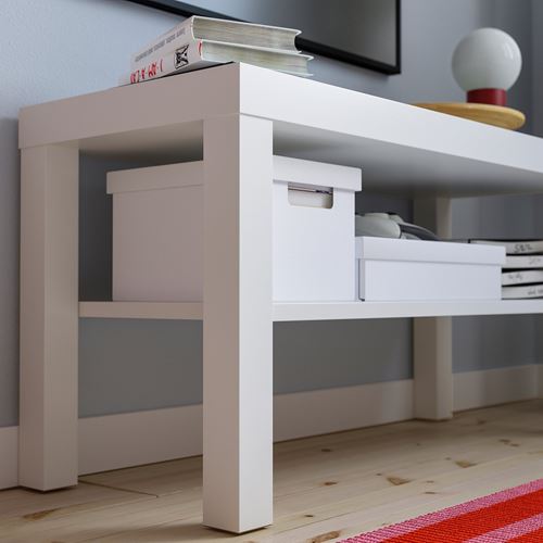 IKEA - LACK, tv bench, white, 90x36x45 cm