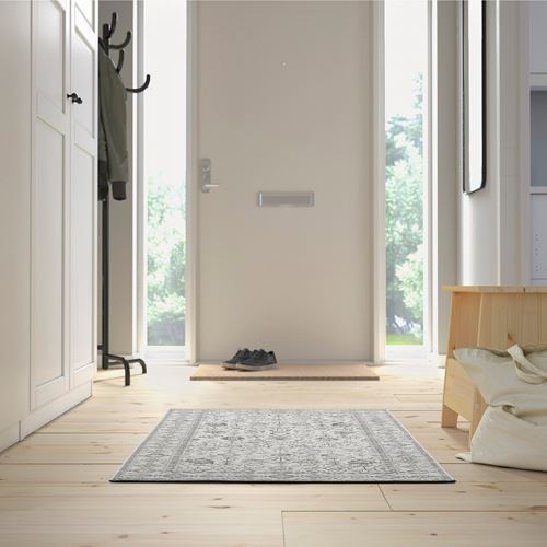IKEA - LOKALTAG, runner rug, beige-grey, 80x150 cm