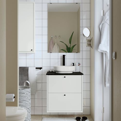 IKEA - VINDELALVEN, lavabo, beyaz, 39x31 cm