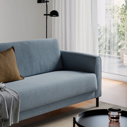 IKEA - SALTMYRAN, 3-seat sofa, öreryd blue