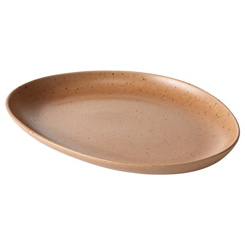 IKEA - GRARAV, serving plate, brown, 30 cm