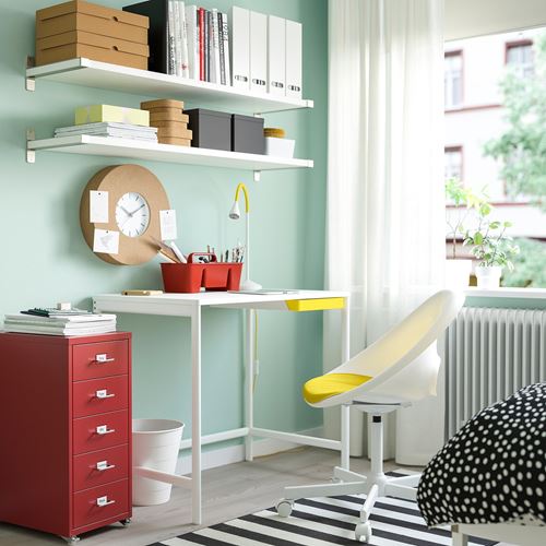 IKEA - ENKROKEN, desk, white, 85x56x72 cm