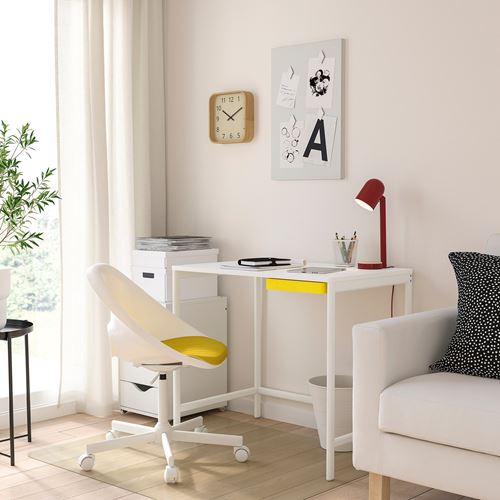 IKEA - ENKROKEN, desk, white, 85x56x72 cm