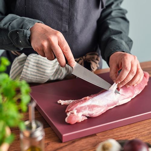 IKEA - FJALLRÖDING, chopping knife, Damascus steel-black, 14 cm