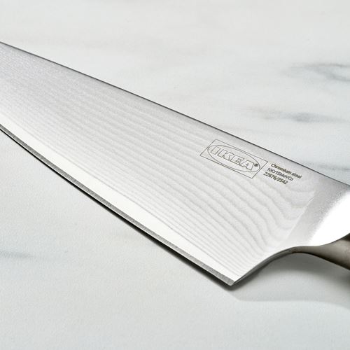 IKEA - FJALLRÖDING, chopping knife, Damascus steel-black, 14 cm