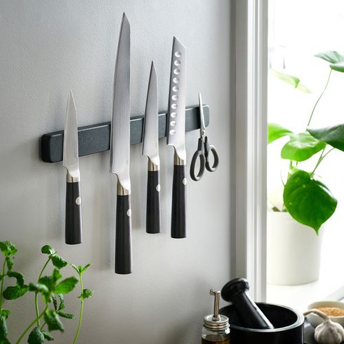 IKEA - FJALLRÖDING, chopping knife, Damascus steel-black, 14 cm