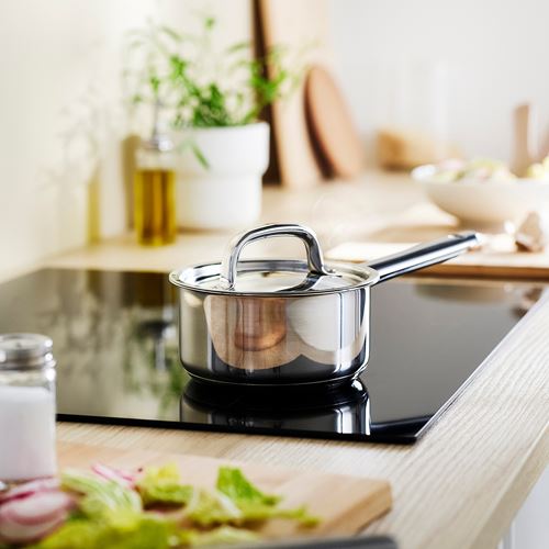 IKEA - IKEA 365+, saucepan with lid, stainless steel, 1 l