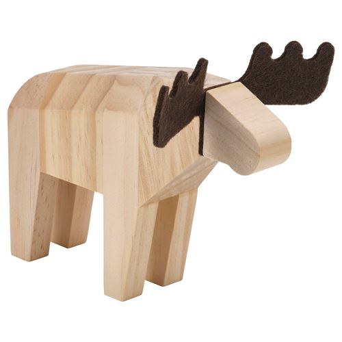 IKEA - HÖSTAGILLE, dekoratif aksesuar, çam-koyu gri, 13 cm