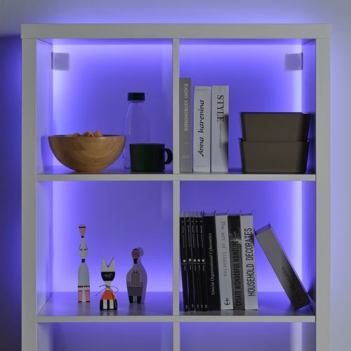 IKEA - KABBLEKA, LED'li aydınlatma şeridi, Işık rengi: Ayarlanabilir renkli ve beyaz, 3 m