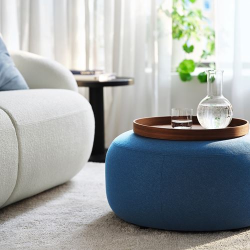 IKEA - LILLESATER, pouffe, gunnared dark blue