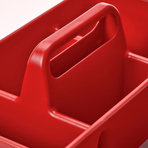 IKEA - STACKSTOD, desk organiser, red, 32x18x16 cm