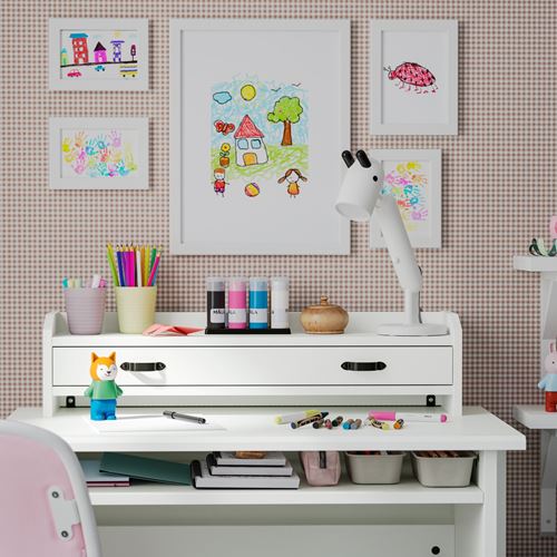 IKEA - BRYTNING, add-on unit for desk, white, 73x19x18 cm