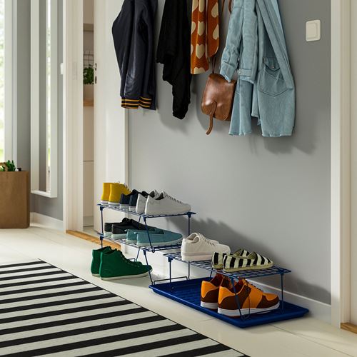 IKEA - GREJIG, shoe cabinet, blue, 58x27x17 cm