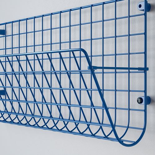 IKEA - GREJIG, wall pocket, blue, 58x17x28 cm