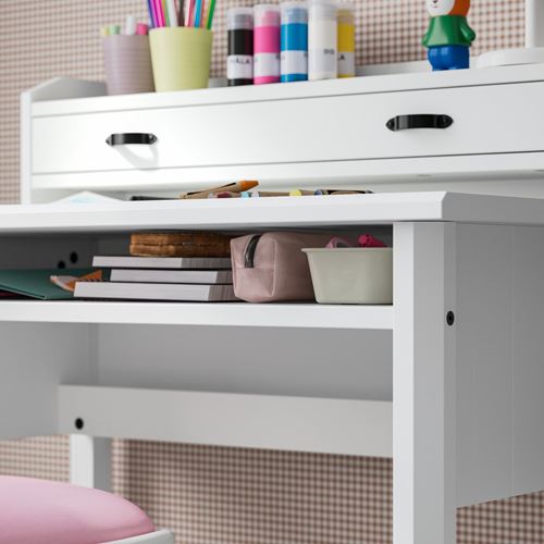 IKEA - BRYTNING, desk, white, 85x53x75 cm