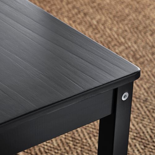 IKEA - PINNTORP, wooden chair, black