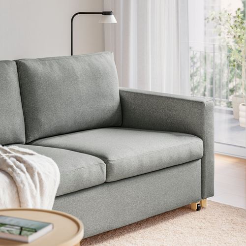 IKEA - SALTSJÖBADEN, 2-seat sofa-bed, tonerud grey
