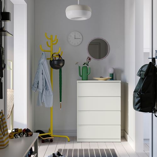 IKEA - STORKLINTA, 4 çekmeceli şifonyer, beyaz, 70x50x98 cm