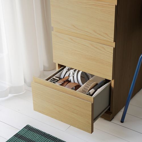 IKEA - STORKLINTA, 5 çekmeceli şifonyer, meşe görünümlü, 40x50x120 cm