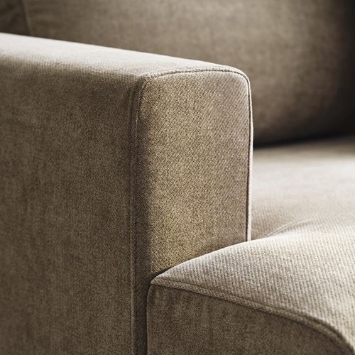 IKEA - UPPAKRA, 3-seat corner sofa, Johanneshov brown-beige