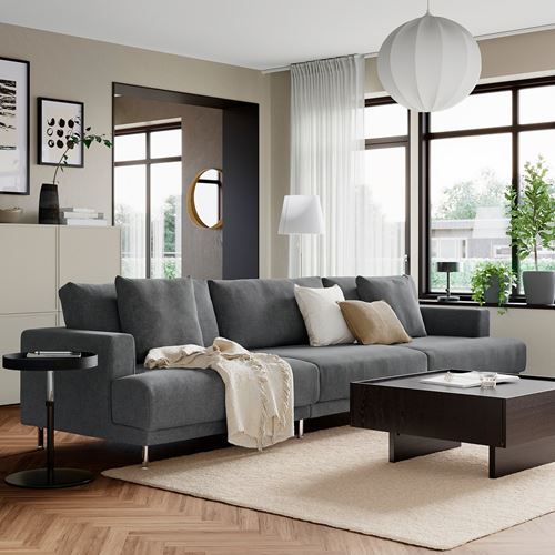 IKEA - UPPAKRA, 4,5-seat sofa, Johanneshov dark grey