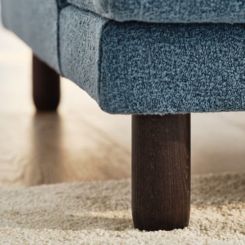IKEA - UPPAKRA, 3-seat sofa, Axvall dark grey-blue
