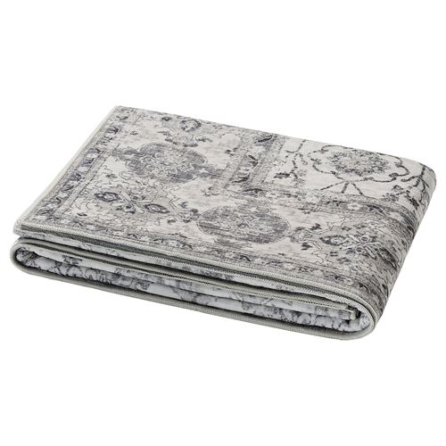 IKEA - LOKALTAG, runner rug, beige-grey, 80x250 cm