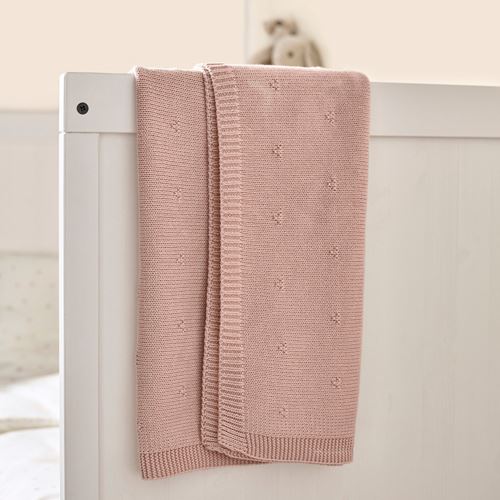 IKEA - LEN, baby blanket, pink, 70x90 cm