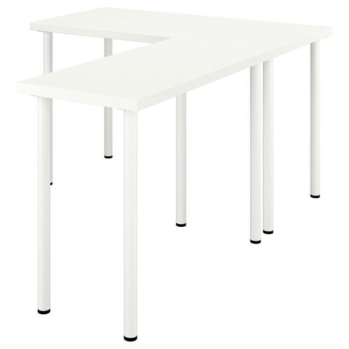 IKEA - LAGKAPTEN/LINNMON, desk, white, 120x160 cm
