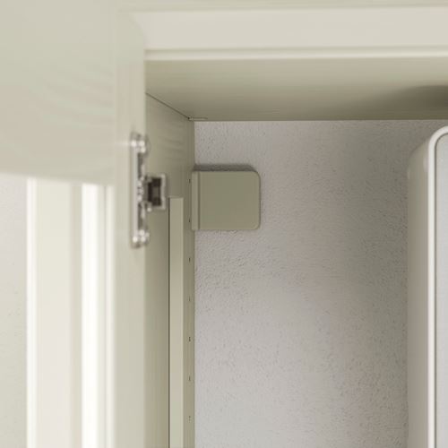 IKEA - GULDDRAGARE, storage combination with doors and shelves, beige, 162x37x216 cm