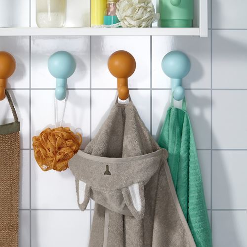 IKEA - LEN, bebek banyo havlusu, bej, 60x125 cm